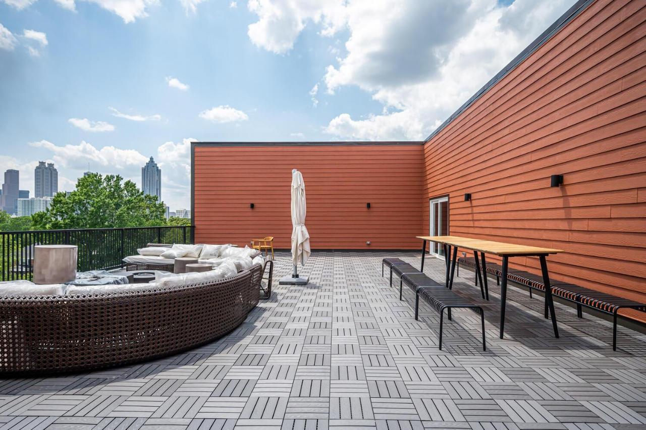 Downtown New-Built Roof-Top Balcony City View 525Pkwy Atlanta Bagian luar foto